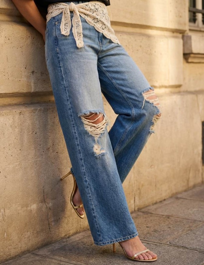 ONLY JEANS  STRAPPI FOULARD...