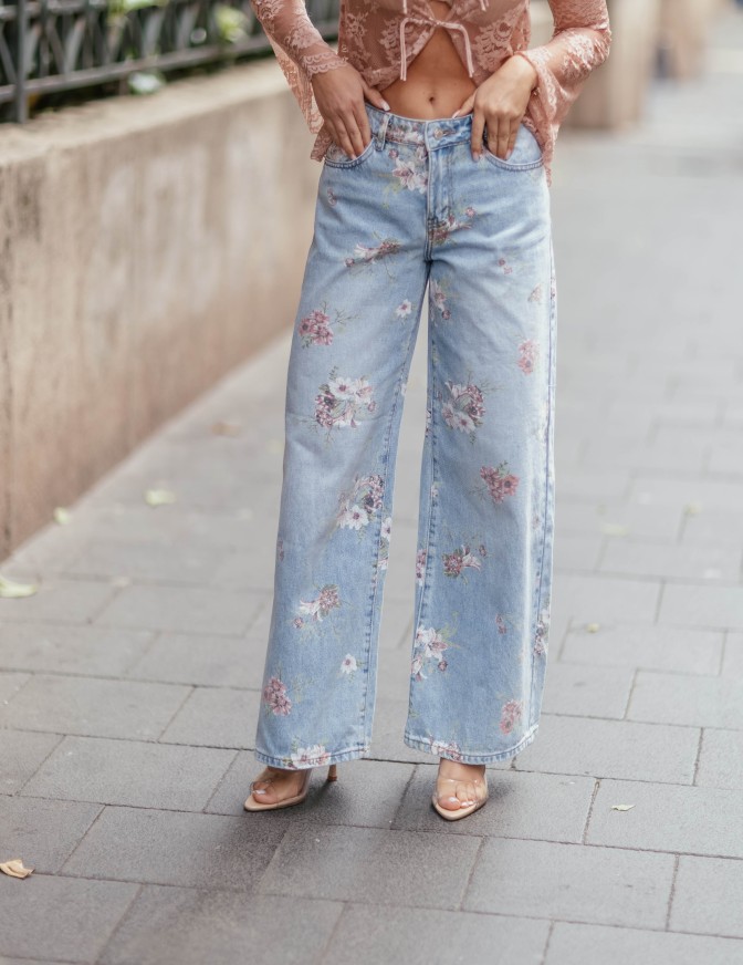LE STREGHE JEANS  FIORI