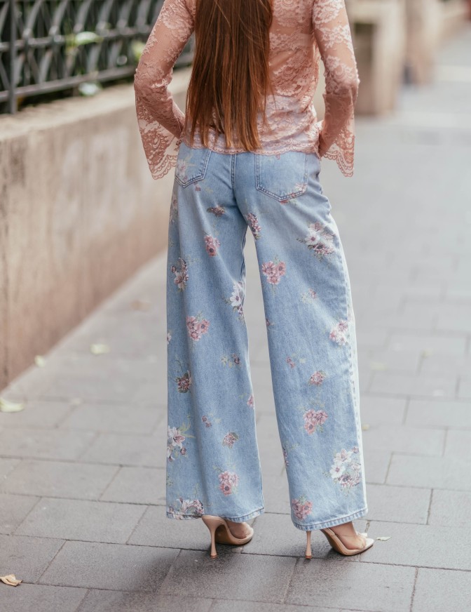 LE STREGHE JEANS  FIORI