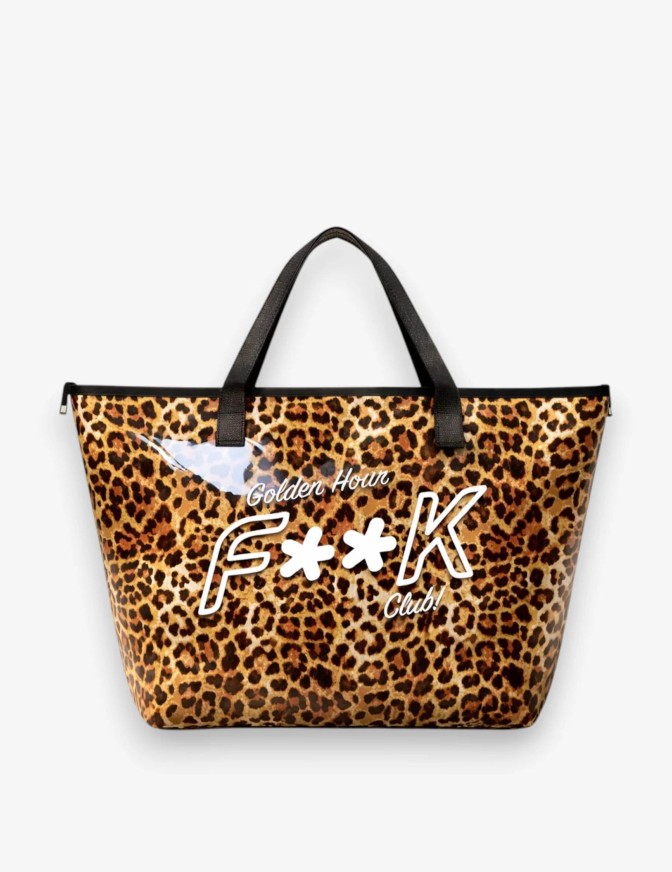 F**K BORSA BIG PVC GOLDEN HOUR