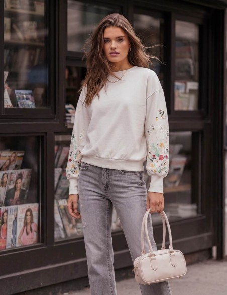 ONLY FELPA  ML FLOWER