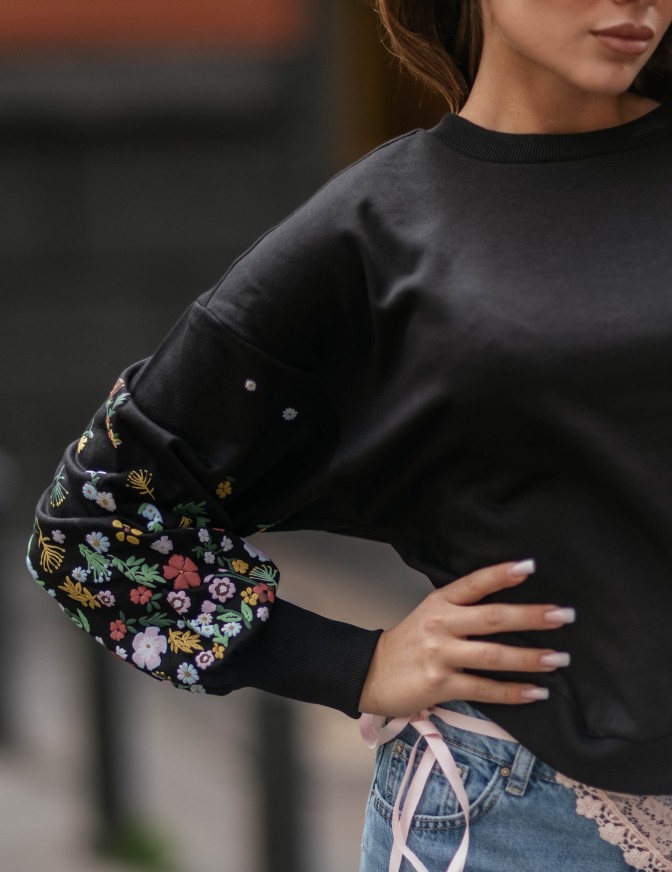 ONLY FELPA  ML FLOWER