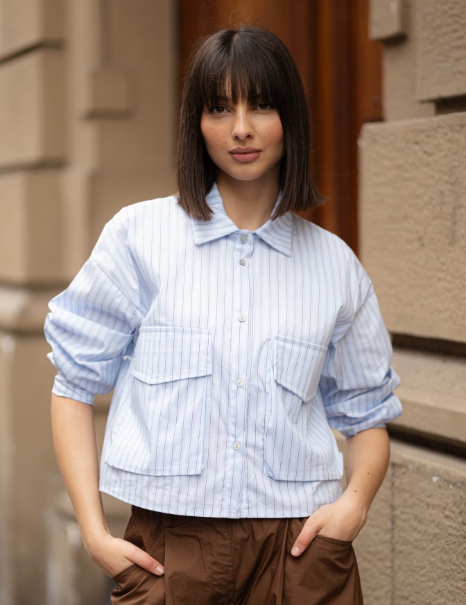 LE STREGHE CAMICIA  CROP...