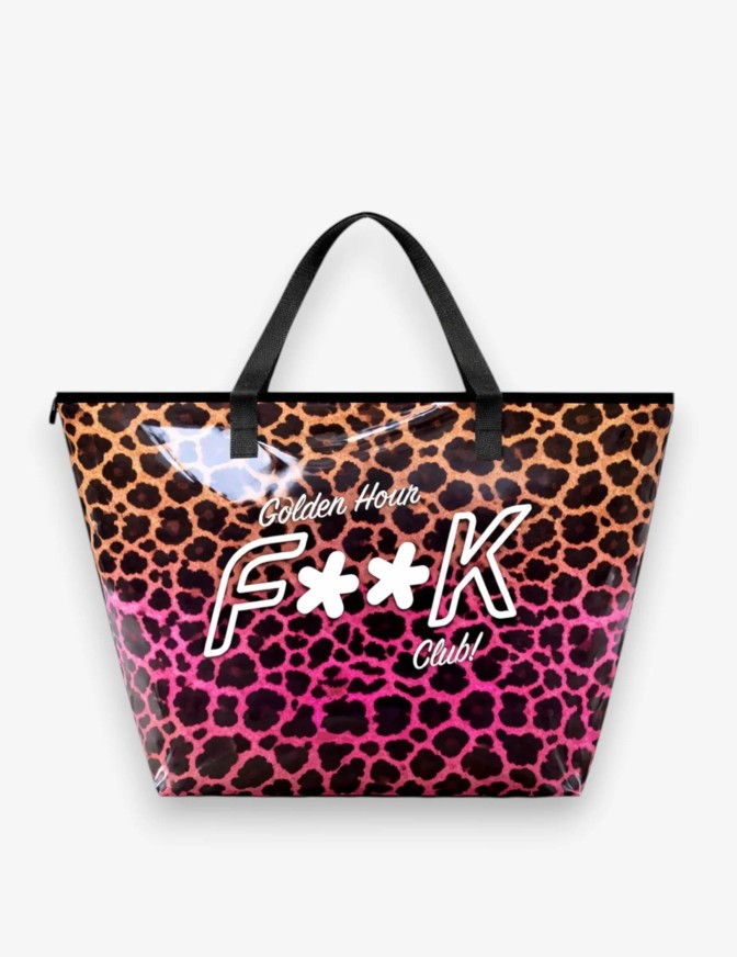 F**K BORSA BIG PVC GOLDEN HOUR