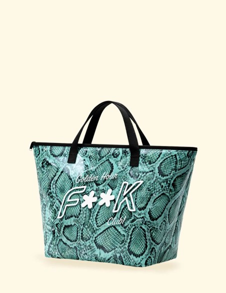 F**K BORSA BIG PVC GOLDEN HOUR
