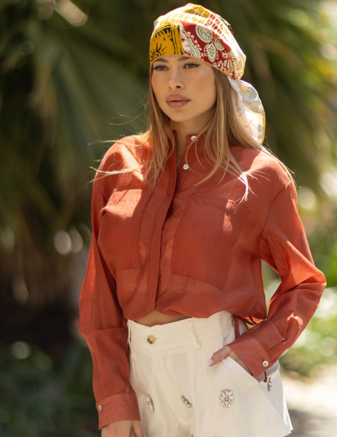 TWO WAY CAMICIA ORGANZA...