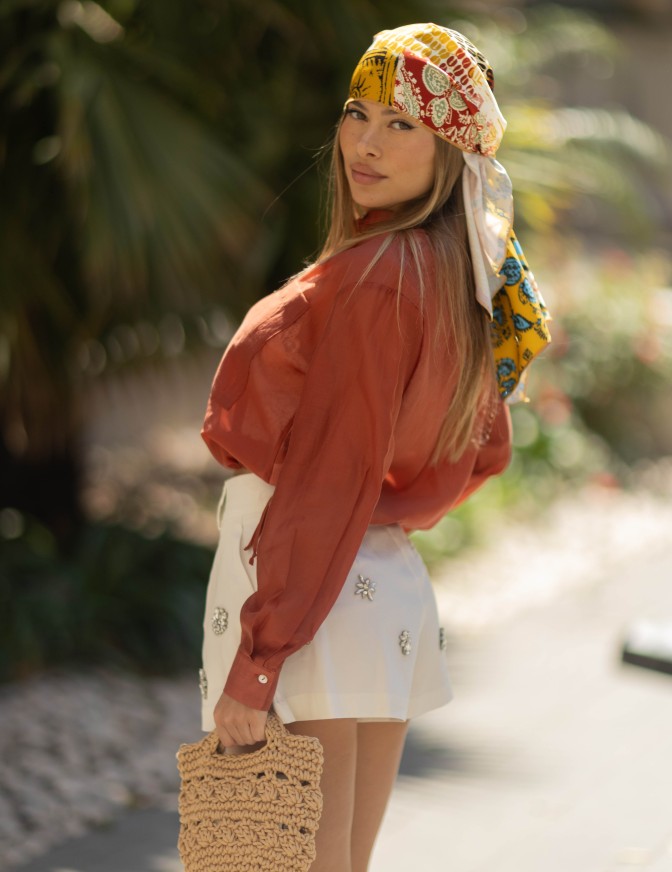 TWO WAY CAMICIA ORGANZA...