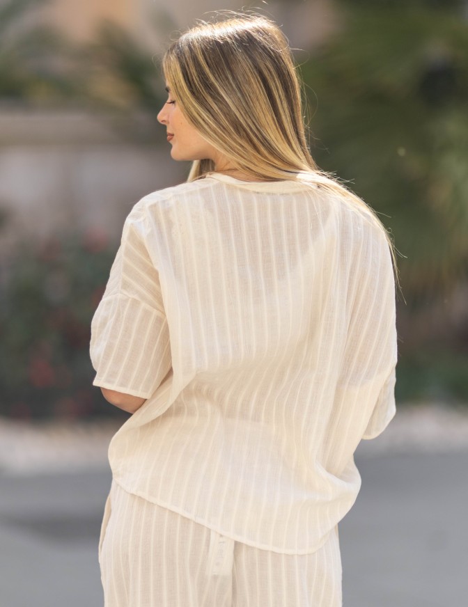 T+ART BLUSA SERAFINO FILO ORO