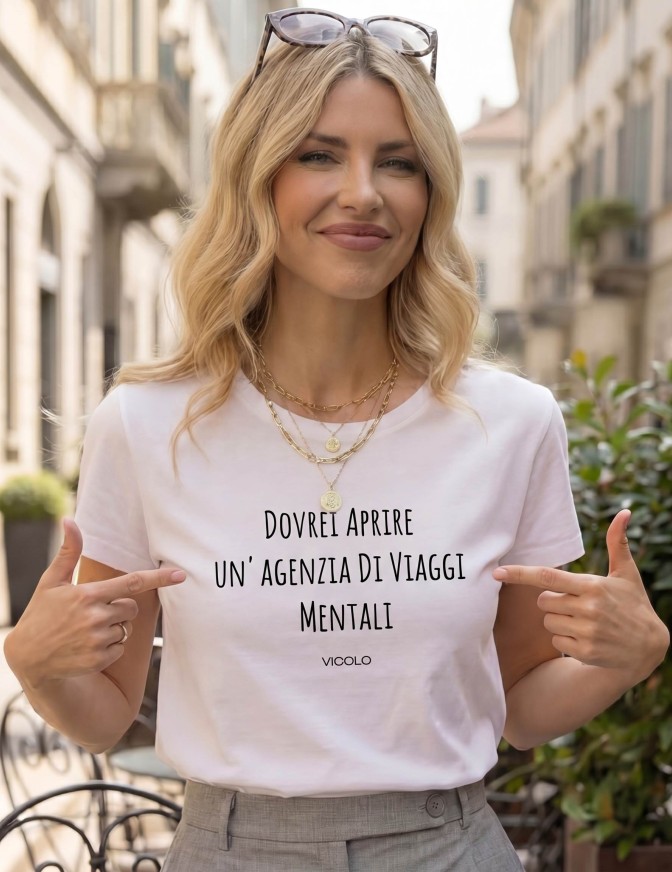 VICOLO TSHIRT STAMPA VIAGGI...