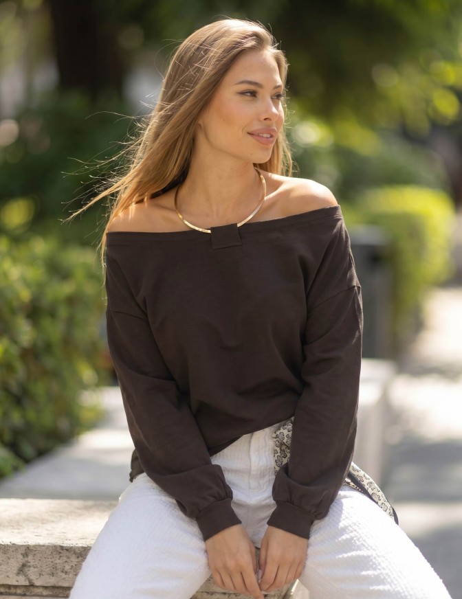 VICOLO TSHIRT  OVER COLLANA
