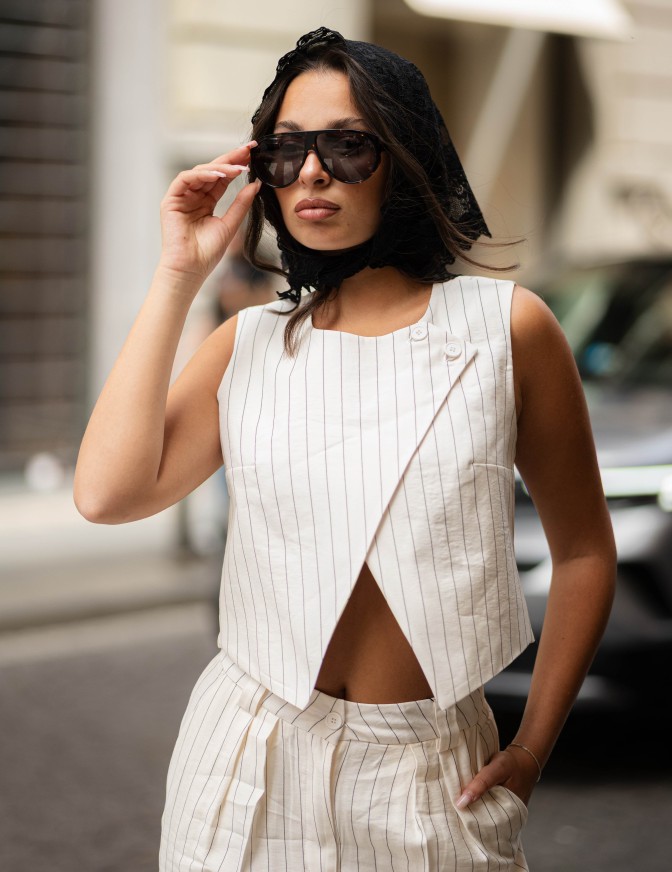 TWO WAY GILET  ASIMMETRICO...