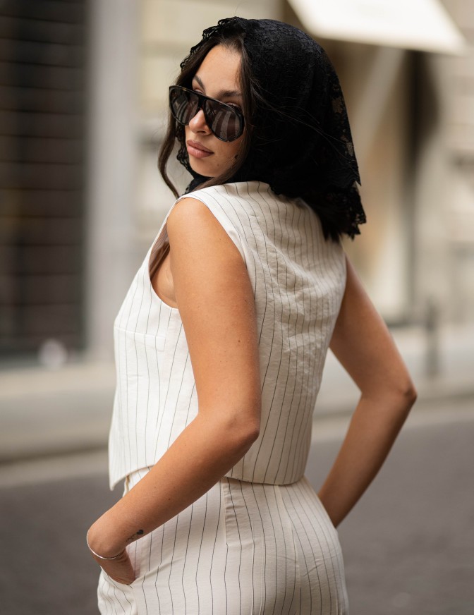 TWO WAY GILET  ASIMMETRICO...