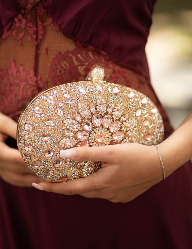 DOLLS BORSA SMALL FIORE STRASS