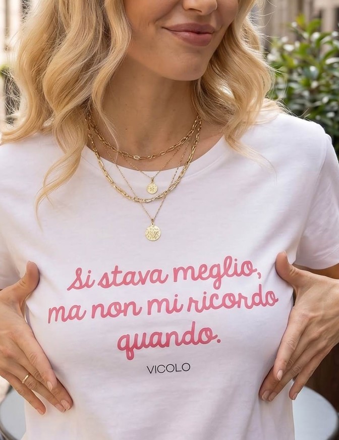 VICOLO TSHIRT STAMPA SI...