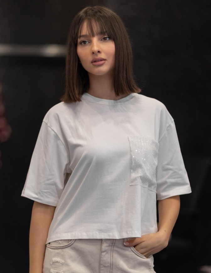 HAVEONE TSHIRT  CROP TASCA...