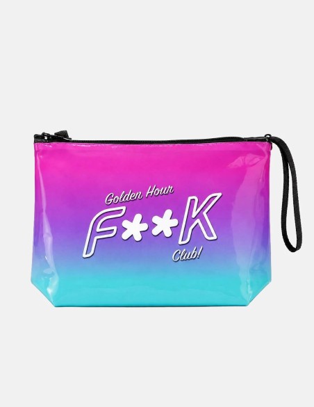 F**K BORSA SMALL PVC GOLDEN...