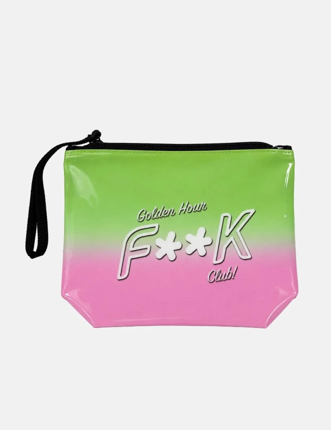 F**K BORSA SMALL PVC GOLDEN...