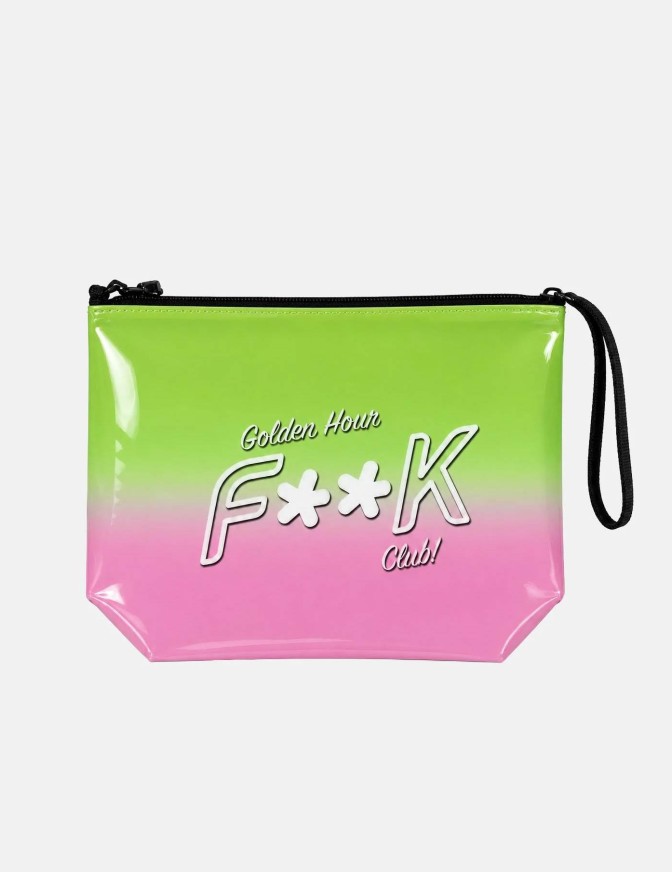 F**K BORSA SMALL PVC GOLDEN...