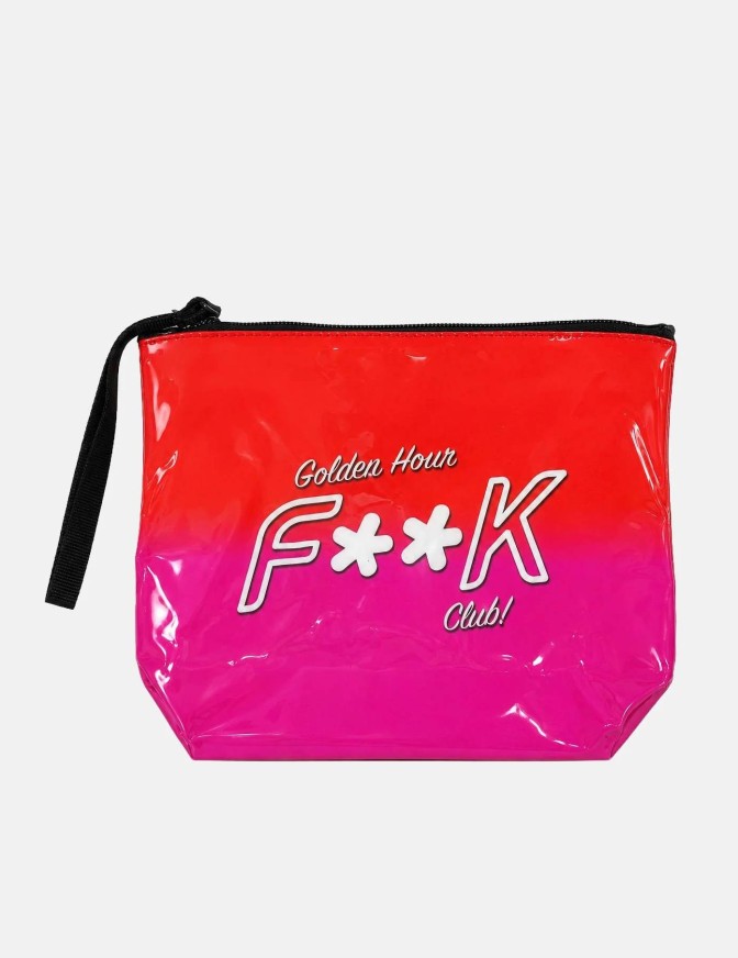 F**K BORSA SMALL PVC GOLDEN...