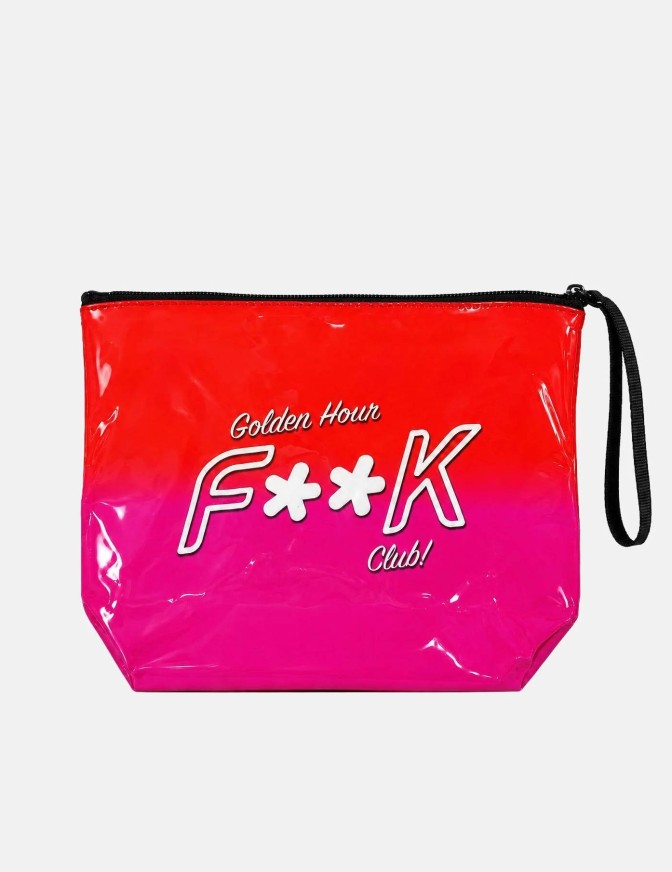F**K BORSA SMALL PVC GOLDEN...