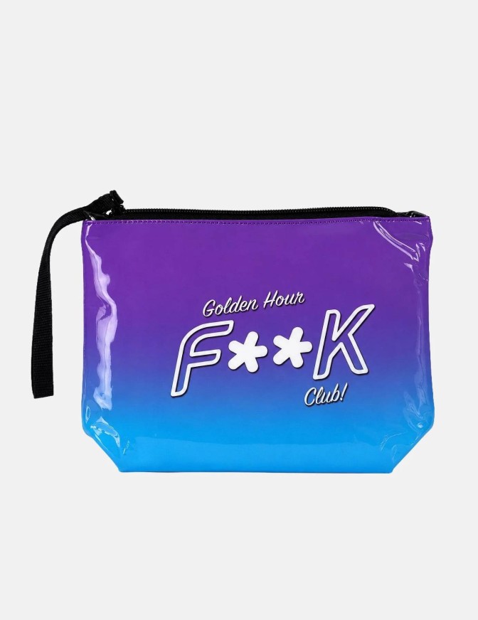 F**K BORSA SMALL PVC GOLDEN...