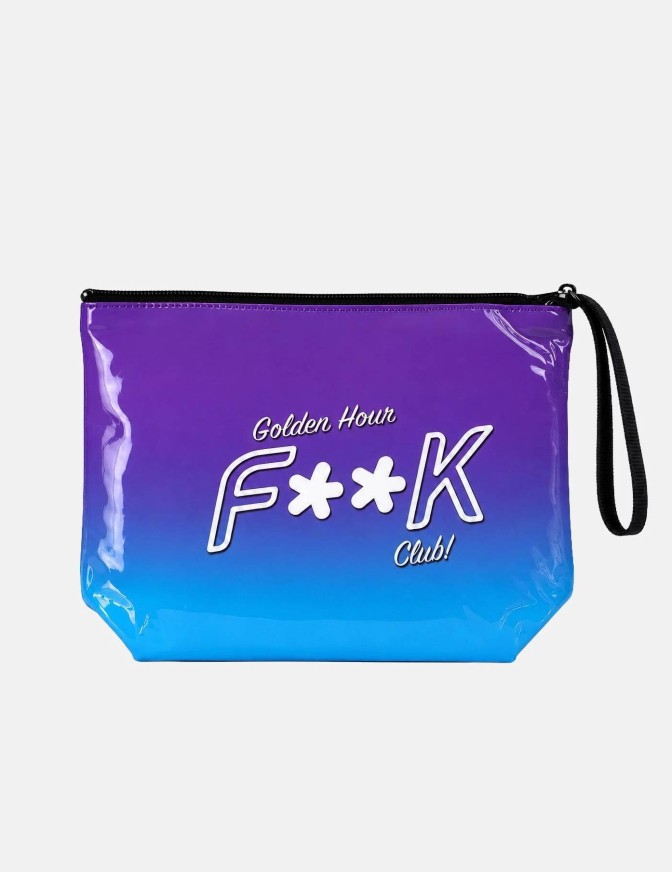 F**K BORSA SMALL PVC GOLDEN...