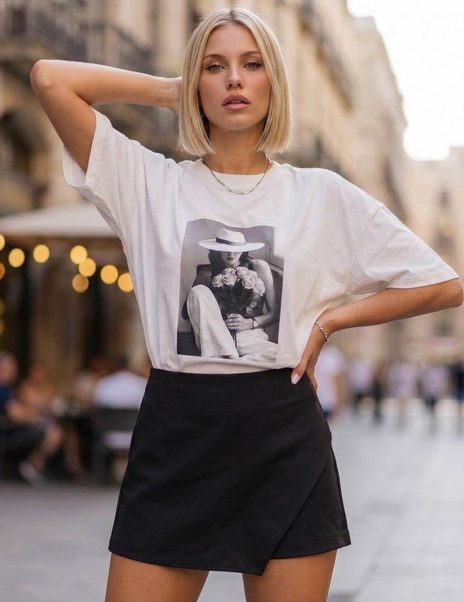 VICOLO TSHIRT  WOMEN ROSE
