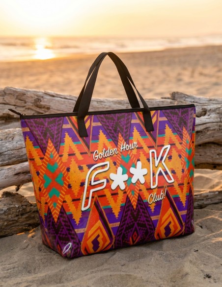 F**K BORSA BIG PVC GOLDEN HOUR