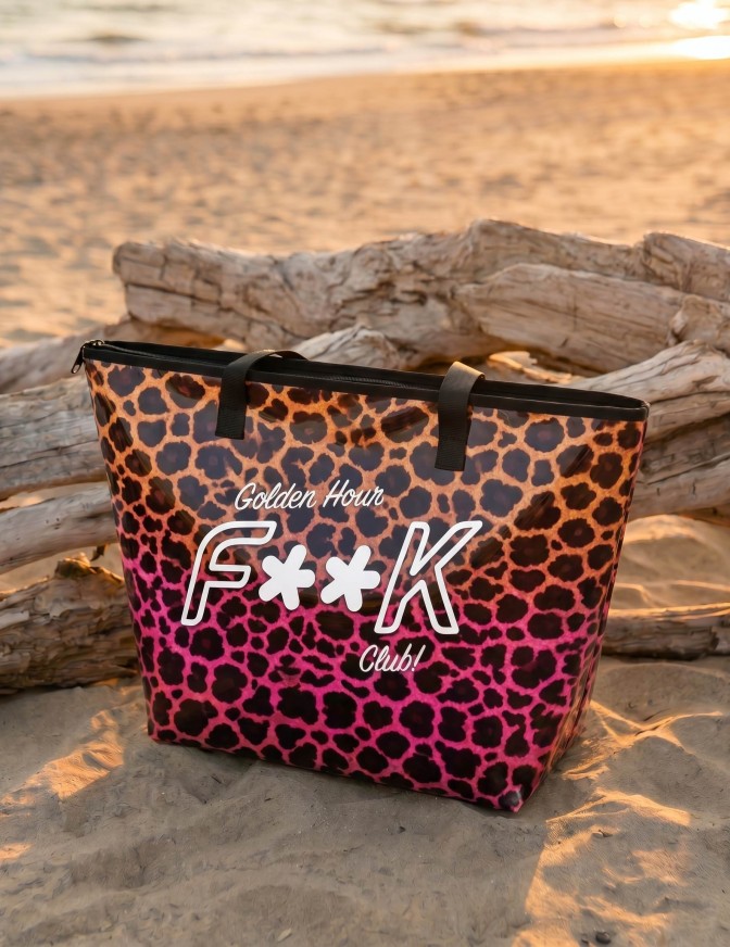 F**K BORSA BIG PVC GOLDEN HOUR
