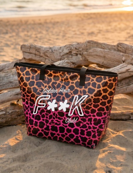 F**K BORSA BIG PVC GOLDEN HOUR