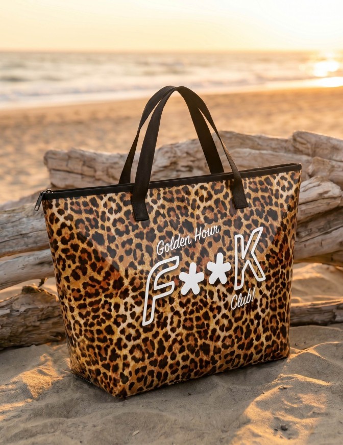 F**K BORSA BIG PVC GOLDEN HOUR