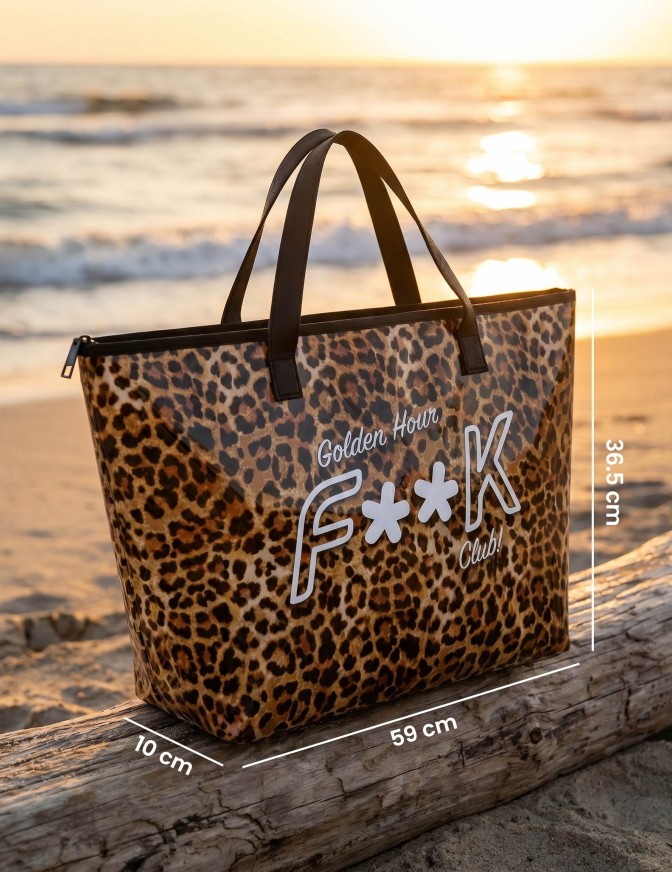 F**K BORSA BIG PVC GOLDEN HOUR