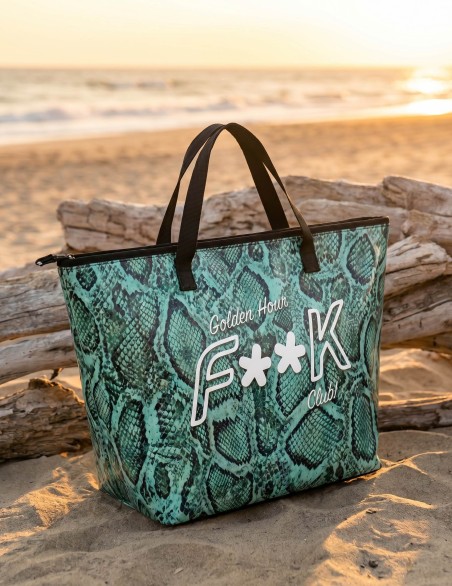 F**K BORSA BIG PVC GOLDEN HOUR