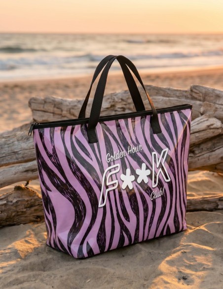 F**K BORSA BIG PVC GOLDEN HOUR
