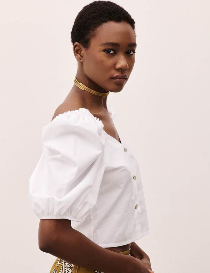 TWO WAY CAMICIA  CROP...