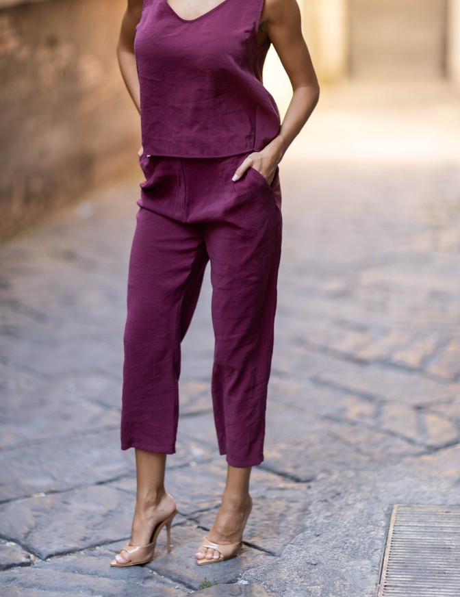 HAVEONE PANTALONI  CAPRI