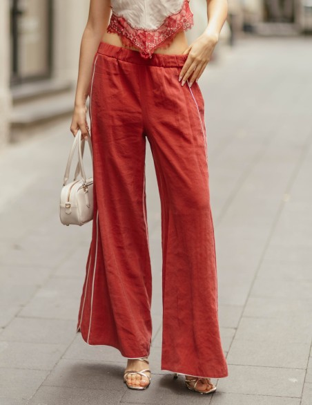 HAVEONE PANTALONI  OVER RIGHE