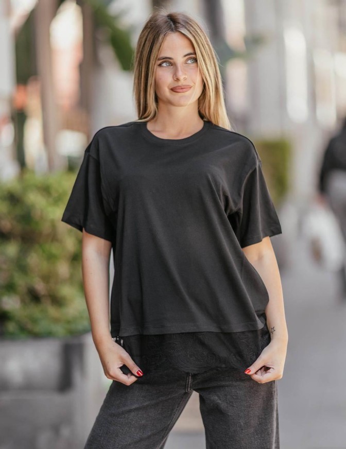 ONLY TSHIRT  PIZZO GIU