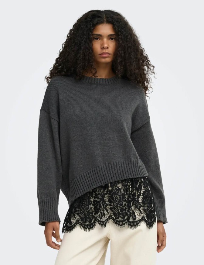 ONLY MAGLIA  PIZZO GIU