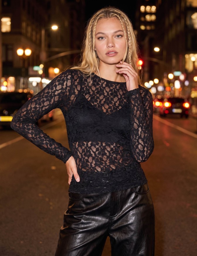 PIECES TSHIRT  PIZZO...