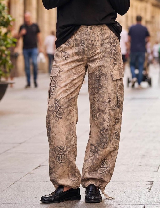 VICOLO PANTALONI  PITONATO CARGO
