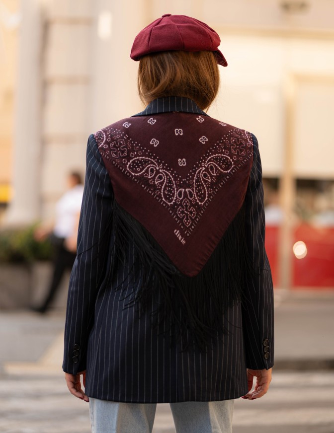 DIXIE GIACCA  FRANGE BACK