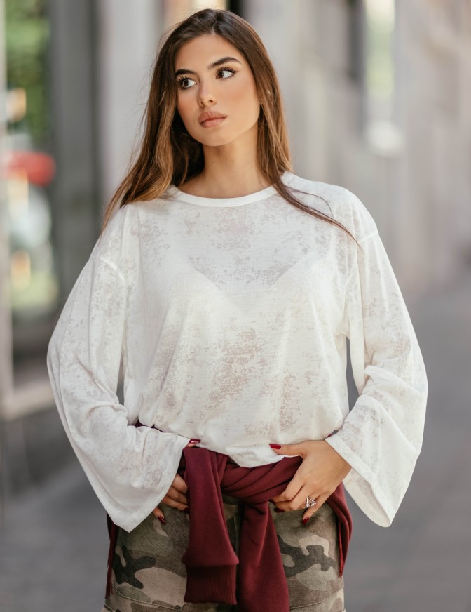 VICOLO TSHIRT  ML AMPIA MARMO