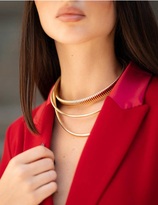 TWO WAY COLLANA  RIGIDA 3 FILI