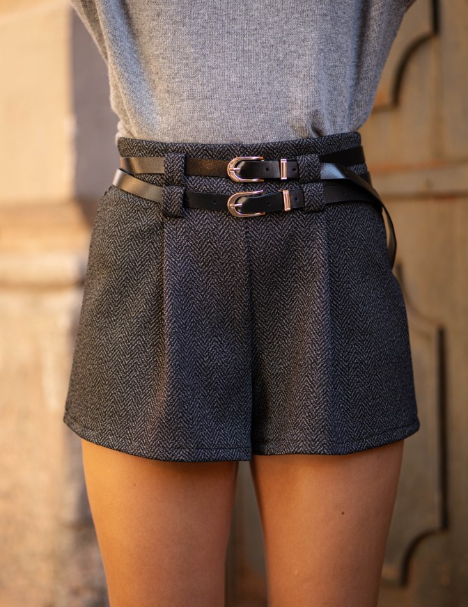 HAVEONE SHORT  DOPPIA CINTURA