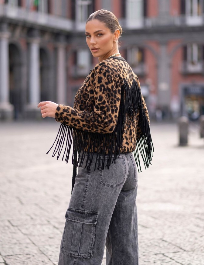 VICOLO CARDIGAN MISTO...