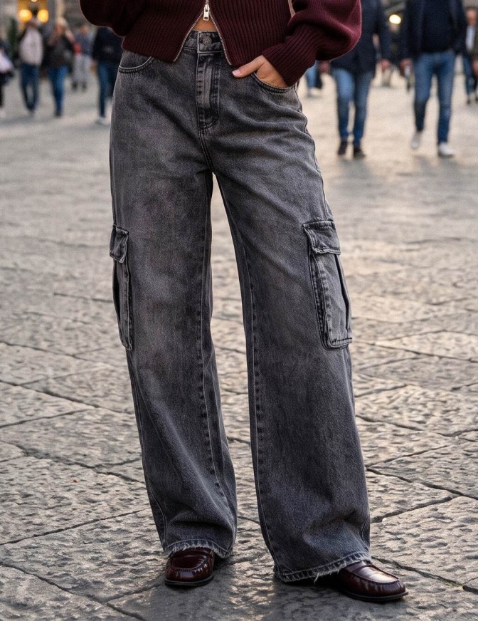 VICOLO JEANS CARGO TASCONI